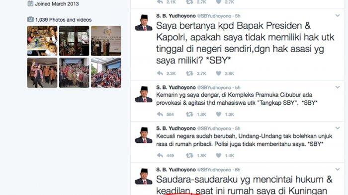 Istana Bantah Kerahkan Massa ke Rumah SBY