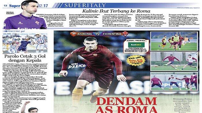 AS Roma Siap Balas Dendam pada Fiorentina