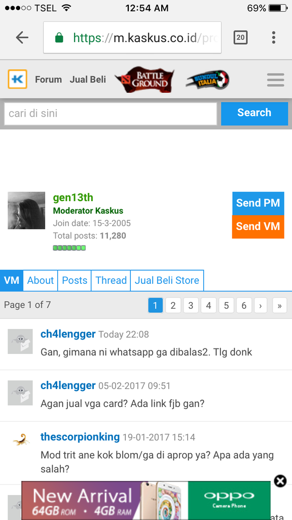 Habis ketipu di kaskus, pls help me :( Ngaku sebagai moderator kaskus