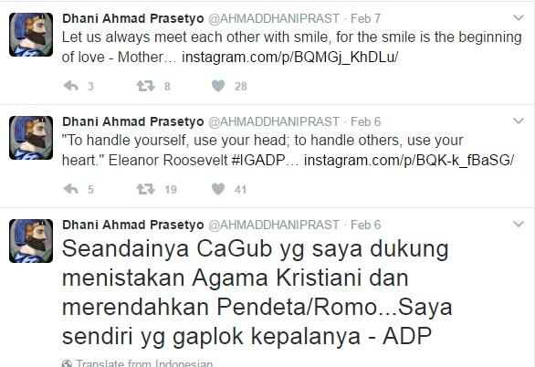 Ahmad Dhani Ancam Gaplok Kepala Cagub, Jika...