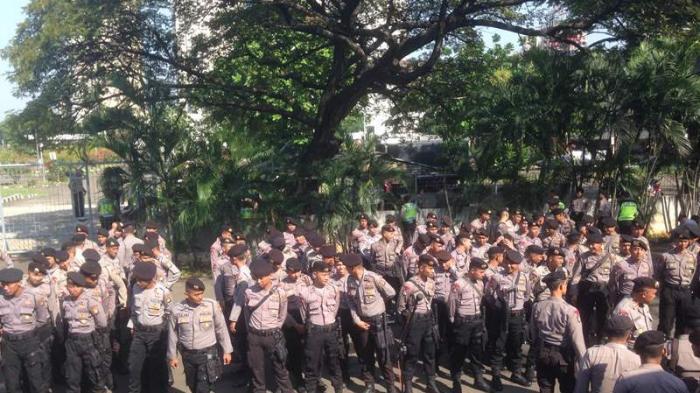 Satu SSK Anggota Brimob Polda Bali BKO Pilkada Jakarta