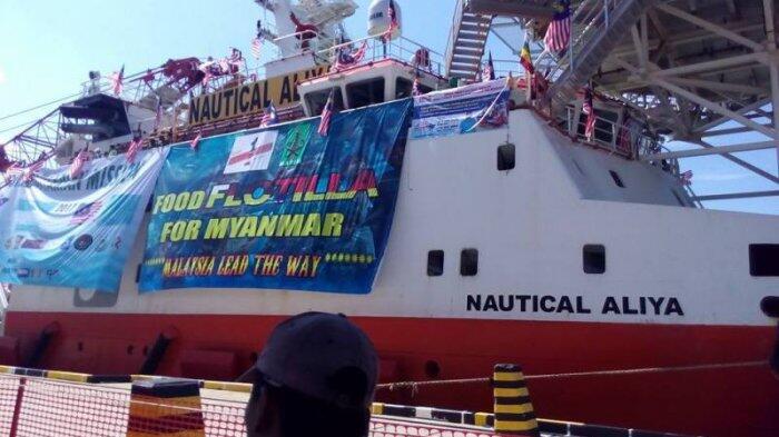 Kapal yang Angkut Relawan Masuki Perairan Myanmar