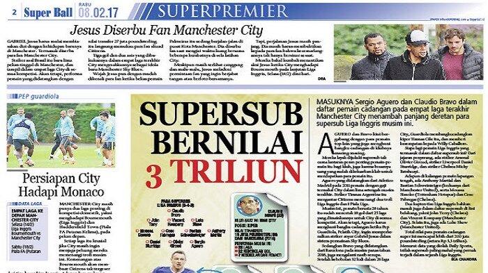 Sergio Aguero dan Claudio Bravo Tambah Daftar Pemain Supersub