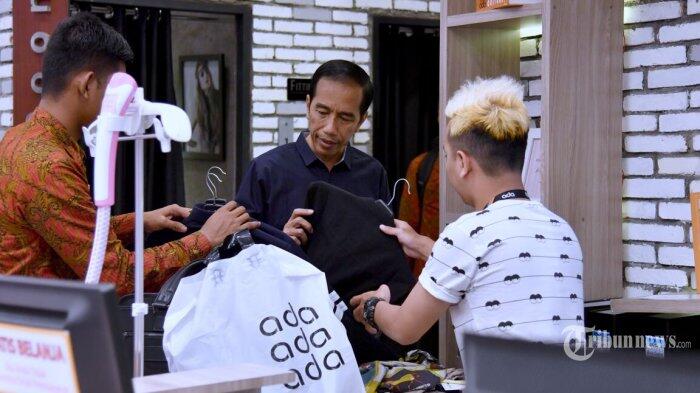 Blusukan di Maluku City Mall, Presiden Jokowi Dikerubuti Warga