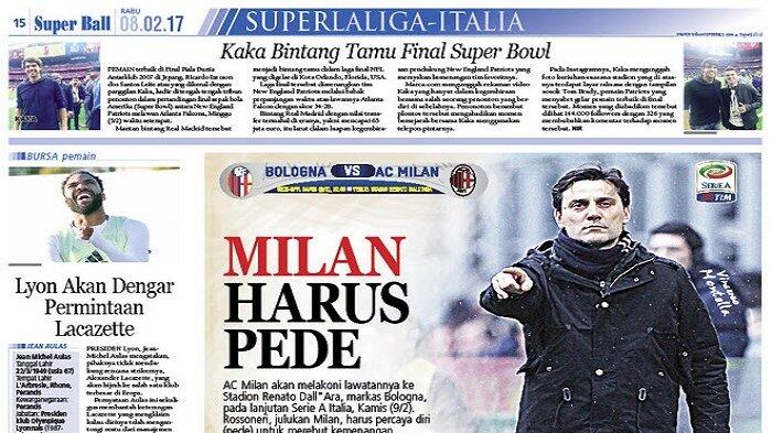 AC Milan Harus Percaya Diri Hadapi Bologna