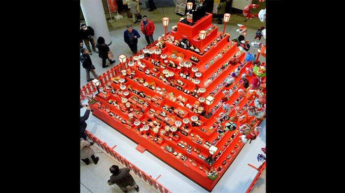 Seribu Boneka Sambut Festival Bagi Anak Perempuan di Jepang