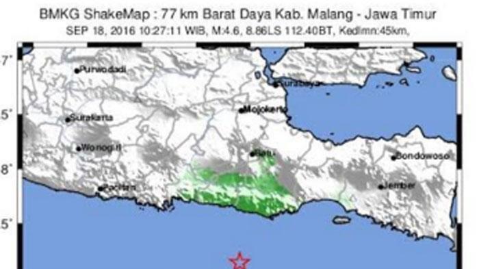 Pemicu Gempa 4,9 SR Guncang Malang Raya dan Terasa hingga ke Denpasar