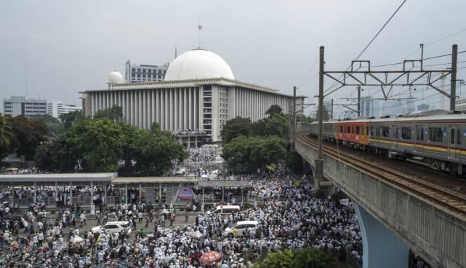 Lima Bus Peserta Aksi 112 Surabaya Siap Berangkat