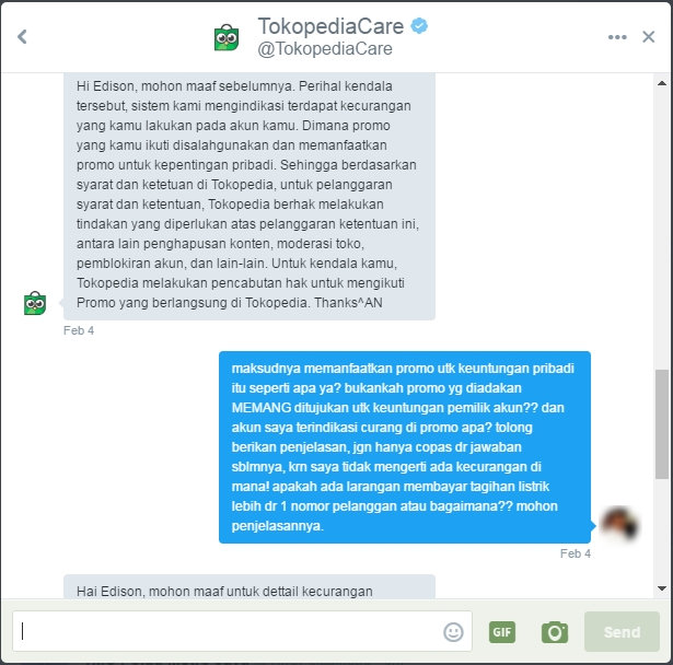 SURAT TERBUKA UNTUK TOKOPEDIA - BLOKIR PROMO