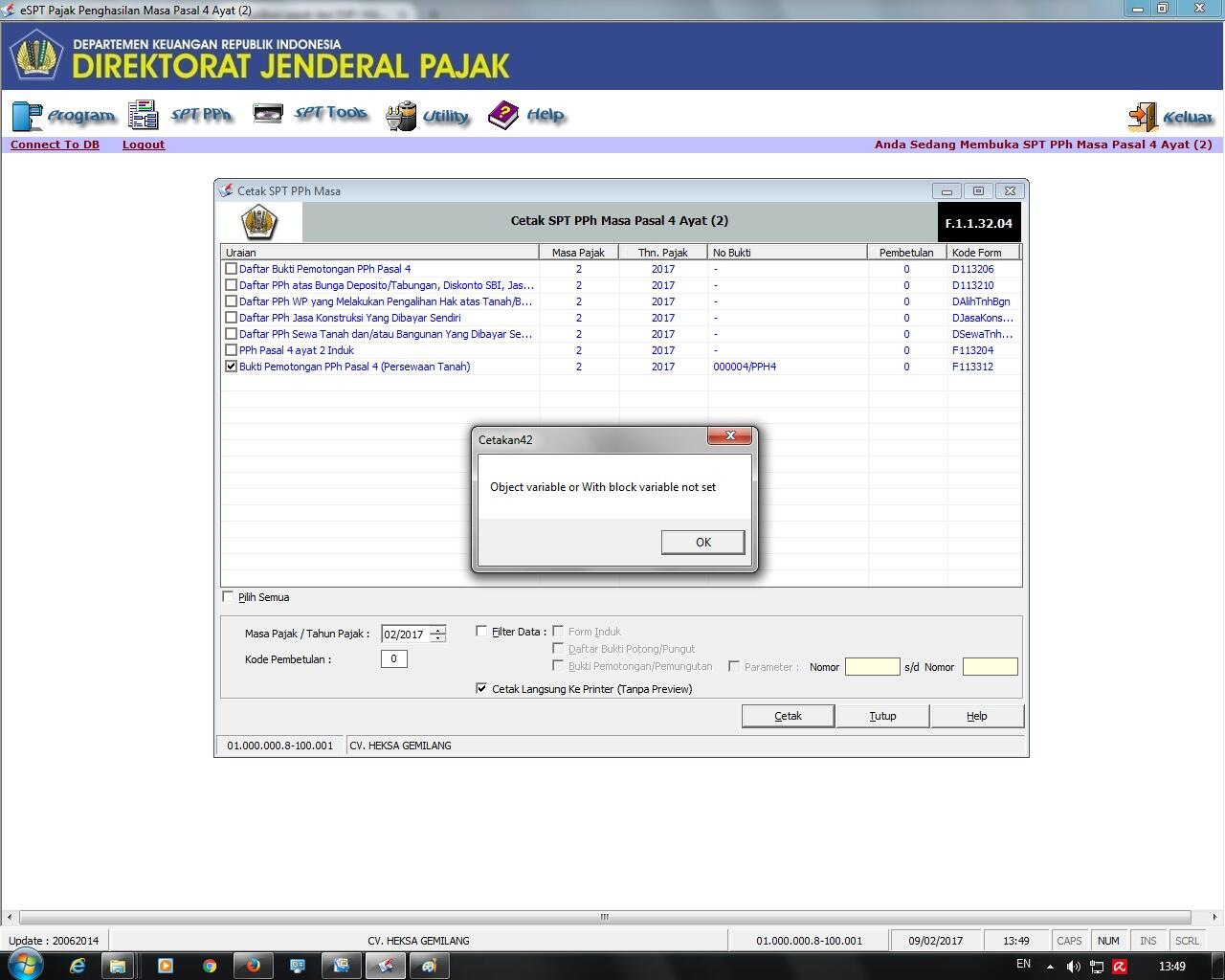 Bantu Error aplikasi pajak pph pasal 4 (2)