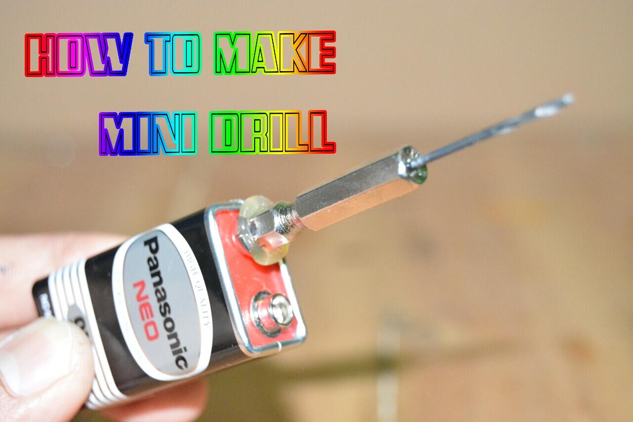 Cara Membuat Bor Mini