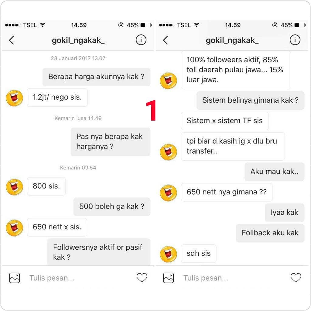 (HOT) (UPDATE) PENIPUAN JUAL AKUN IG, TERSANGKA ORG KALIMANTAN SELATAN