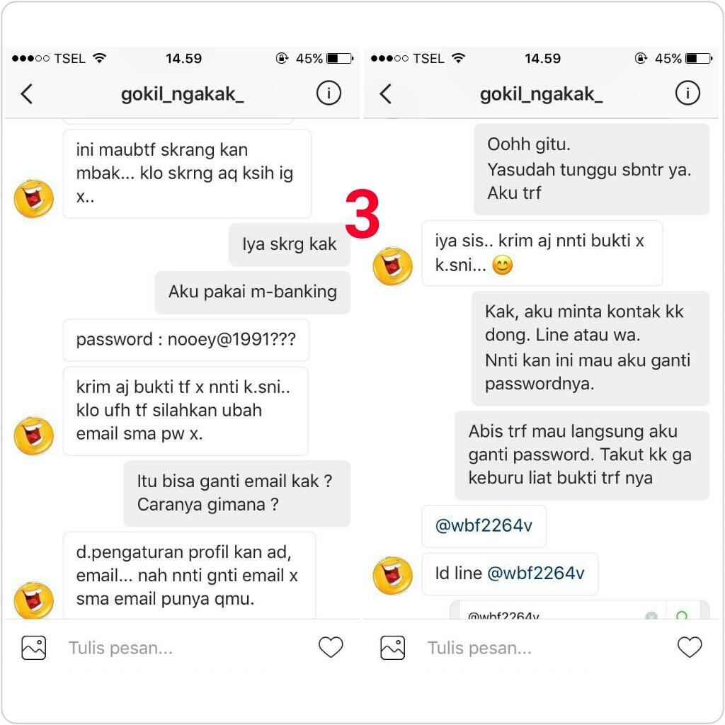 (HOT) (UPDATE) PENIPUAN JUAL AKUN IG, TERSANGKA ORG KALIMANTAN SELATAN