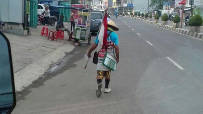 Agus Jalan Kaki Sejauh 549,9 Kilometer dari Jepara ke Jakarta untuk Temui Budi Waseso