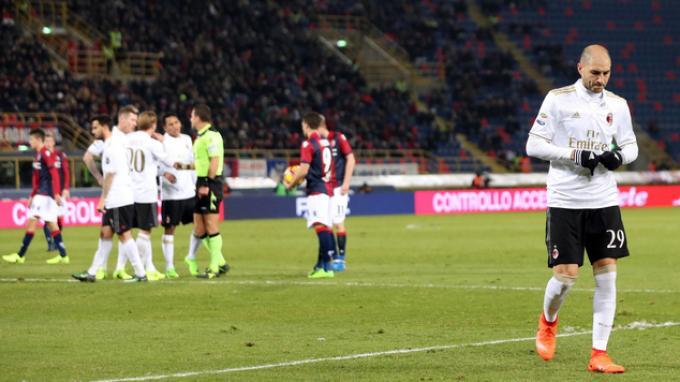 Sembilan Pemain AC Milan Bekuk Tuan Rumah Bologna 1-0