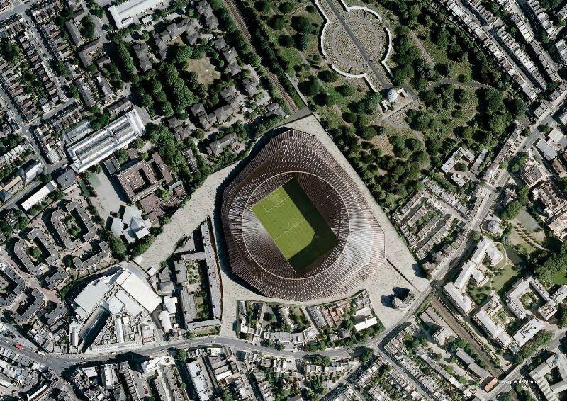 Desain Futuristik Stadion-stadion Baru di Inggris