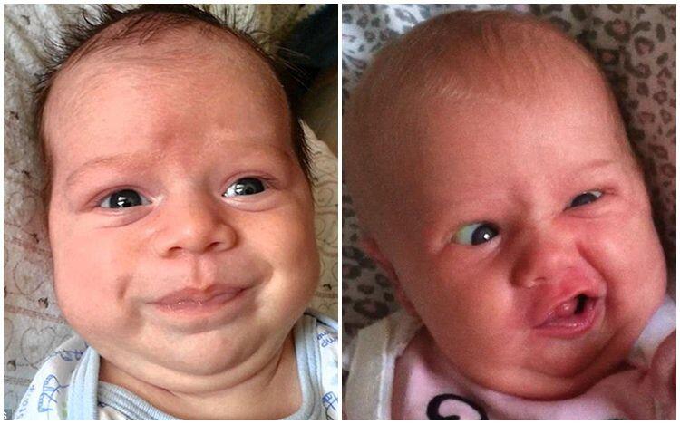 Bikin Gemes! 15 Ekspresi Bayi Mengejan yang Lucu