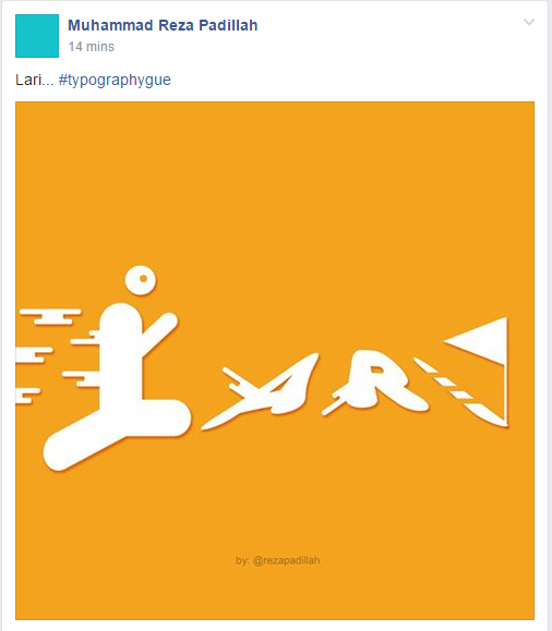 Yuk ikutan challange #TypoGraphyGue Ala Komunitas Photoshop Indonesia