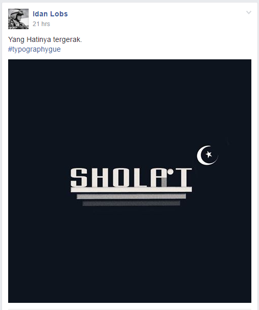 Yuk ikutan challange #TypoGraphyGue Ala Komunitas Photoshop Indonesia