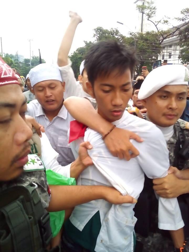 Peserta Aksi 112 Cegah Tindakan Pengusiran Terhadap Jurnalis Peliput
