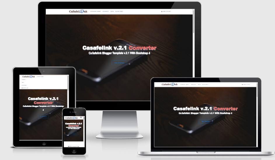Free Premium Safelink Blogger Template