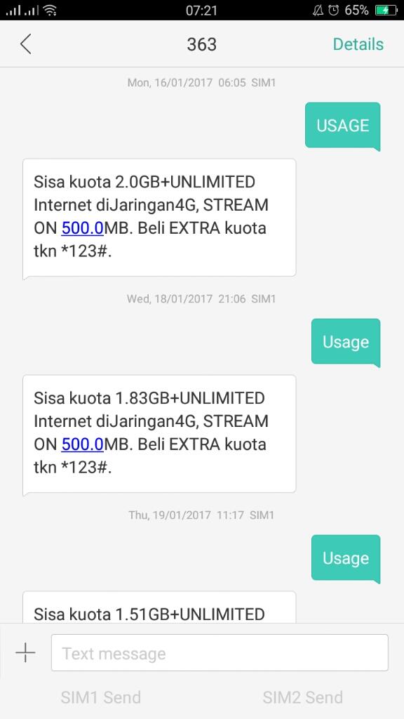 SMS Dari Indosat (363)Menipu Pelanggan?