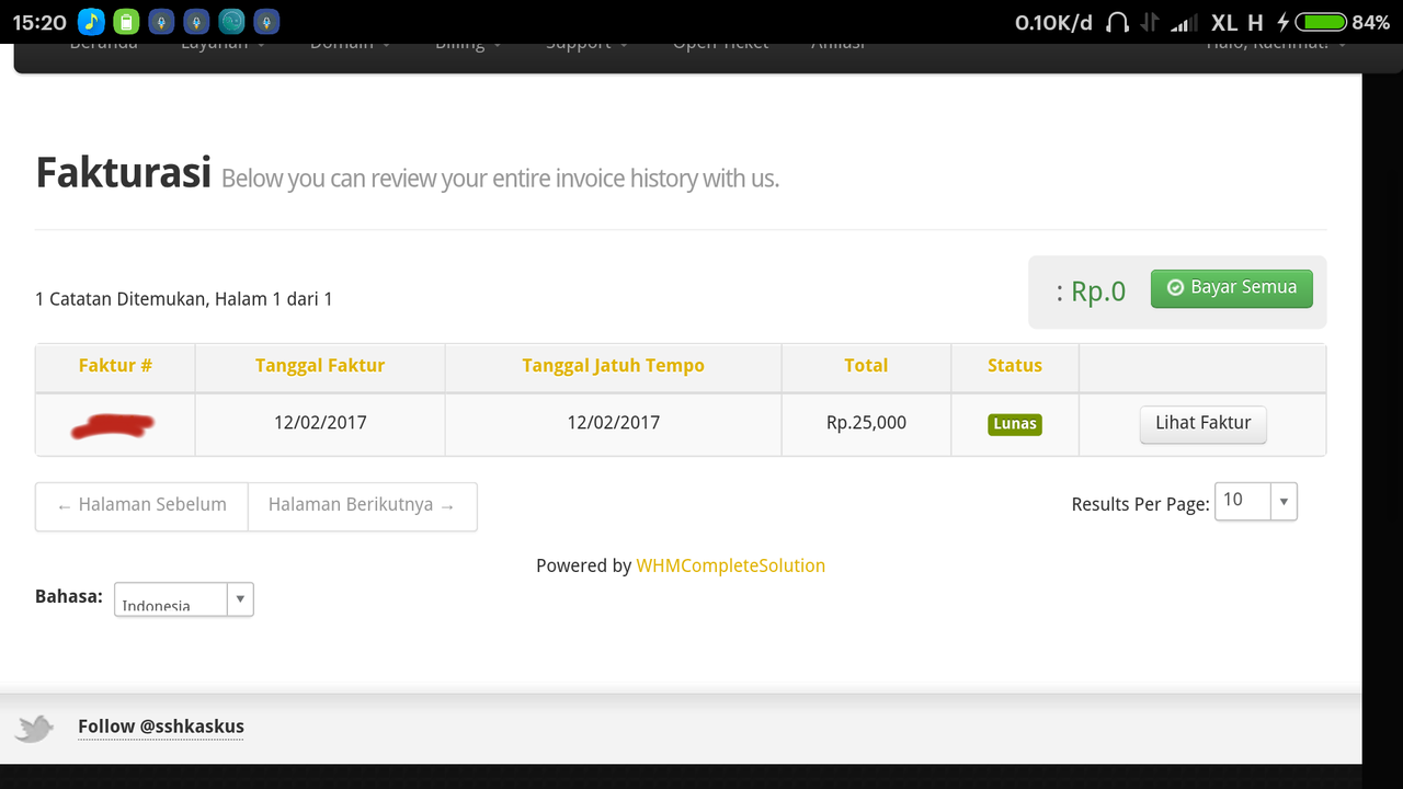 SSHKASKUS.COM berapa lama orderan akan diproses?