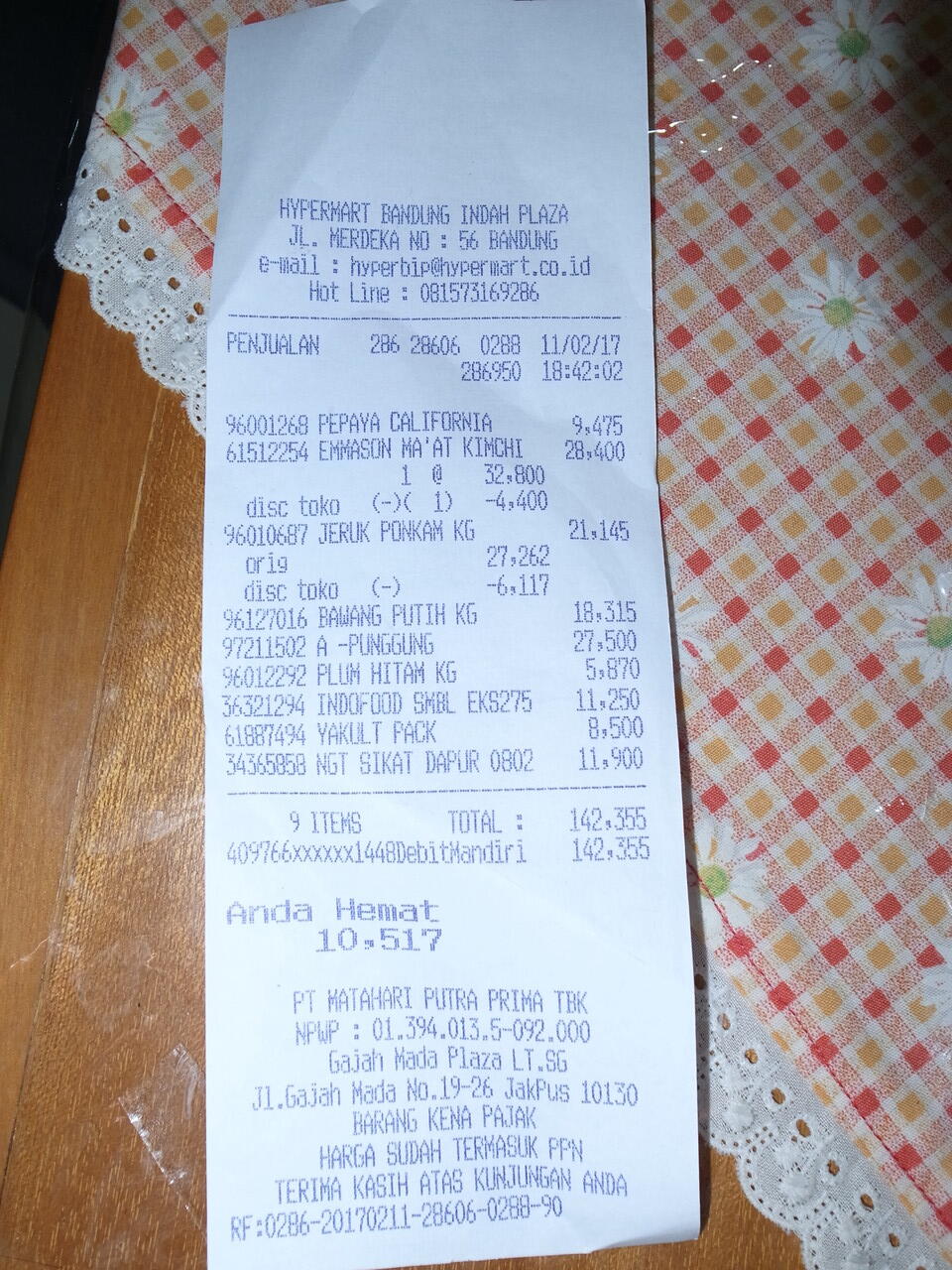 KECEWA BELANJA DI HYPERMART BIP (BANDUNG INDAH PLAZA)