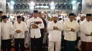 Apa arti kehadiran Agus-Sylvi dan Anies-Sandi di acara Istiqlal 112 ?