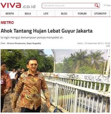 Ini Wilayah Jakarta yang Terkena Banjir Akibat Hujan sejak Pagi