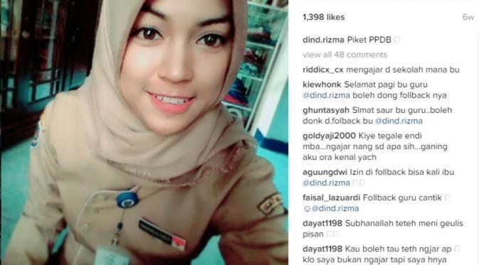 Paras Cantik Guru SD Ini Bikin Netizen Klepek-Klepek