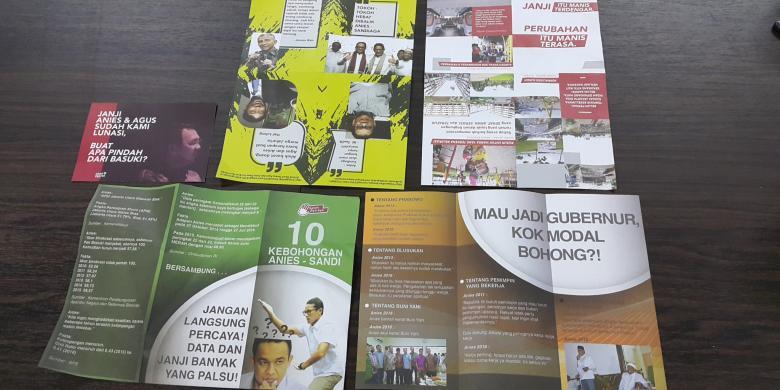 Selain Brosur &quot;Black Campaign&quot; terhadap Anies-Sandi, Panwaslu Temukan Brosur Ini...