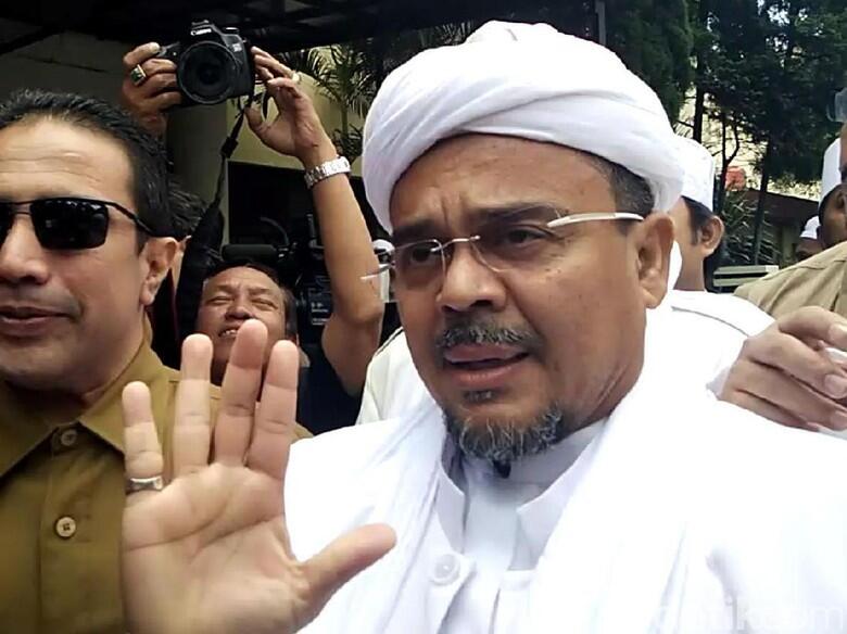 Habib Rizieq Keberatan dengan Video Ceramah yang Diputar Penyidik