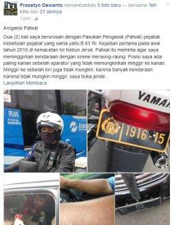 Pengawal Mobil Pejabat RI 63 Dilaporkan Tinju Spion Mobil Warga di Jalanan