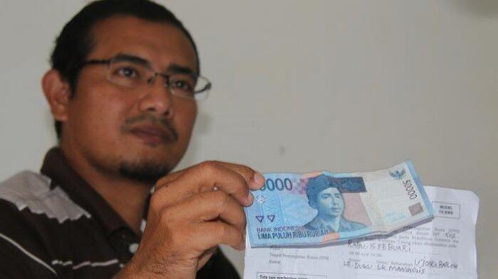 Lelaki Ini Terima Surat Suara Berisi Uang Rp 100 Ribu, Suruh Pilih Nomor 1