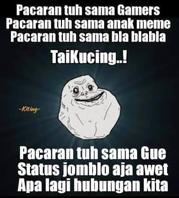 Meme Untuk Para Jomblo Bikin Lu Senyum&quot; Sendiri 