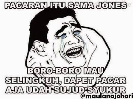 Meme Untuk Para Jomblo Bikin Lu Senyum&quot; Sendiri 