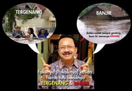 Ucapan Djarot mirip Foke, 'itu genangan bukan banjir'