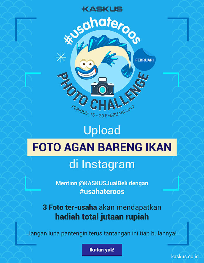 &#91;KASKUS Update&#93; Tunjukin Foto Keren Bareng Ikan &amp; Dapetin Hadiah Total Jutaan Rupiah!