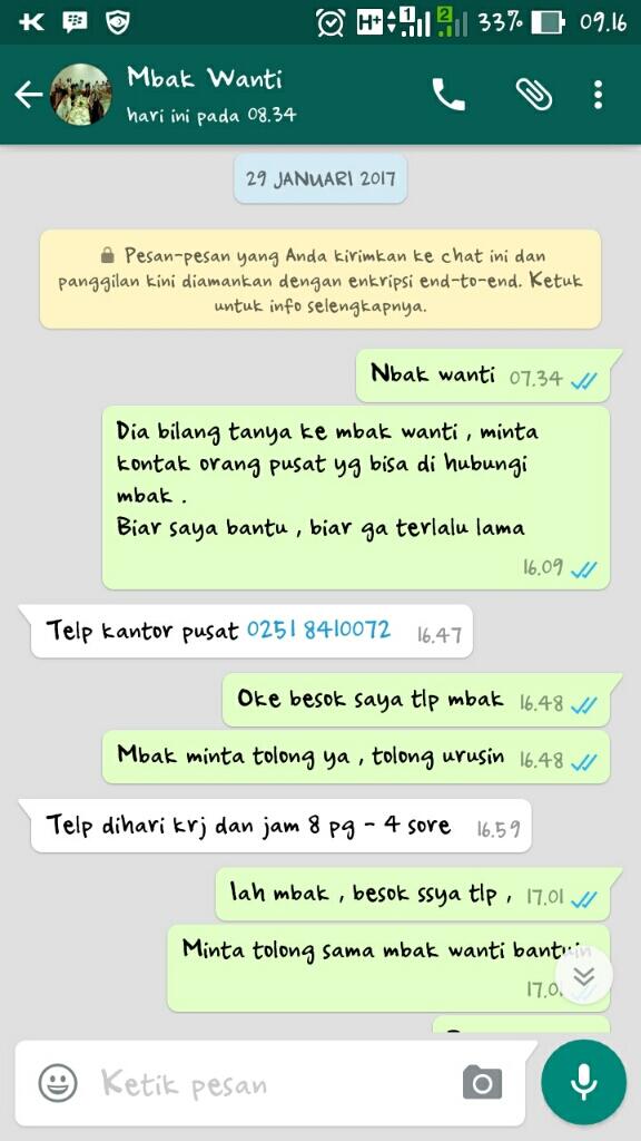 Kecewa Dengan Sales Marketing Peradaban Land (Gemilang Properti Lido) ,