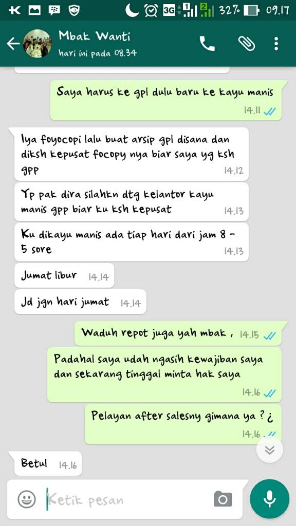 Kecewa Dengan Sales Marketing Peradaban Land (Gemilang Properti Lido) ,