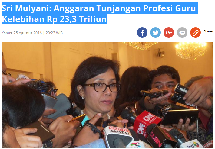 Untung Ada Sri Mulyani, Anies Tidak Tahu, 23.3 Triliun Selamat