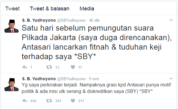 SBY :Ini Semua Fitnah Keji Terhadap Saya