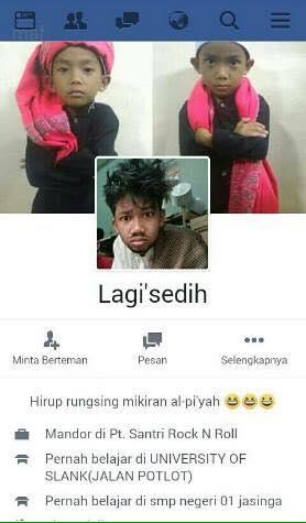 ni nama fb apa curhatan yang punya fb yak
