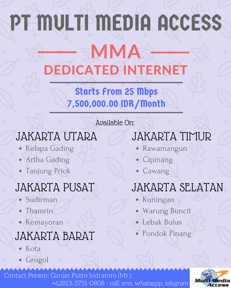 &#91;Diskon 20%&#93; Internet Service Provider Jakarta - PT Multi Media Access