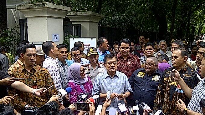 Wapres JK Kecewa Tempat Pencoblosannya Sepi