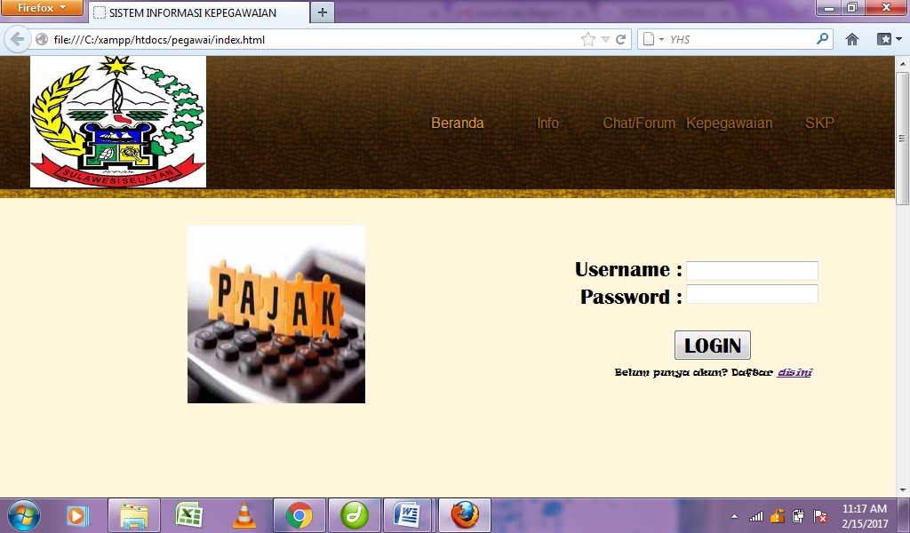 TAMPILAN WEBSITE TIDAK RAPI SEPERTI DI LOCALHOST
