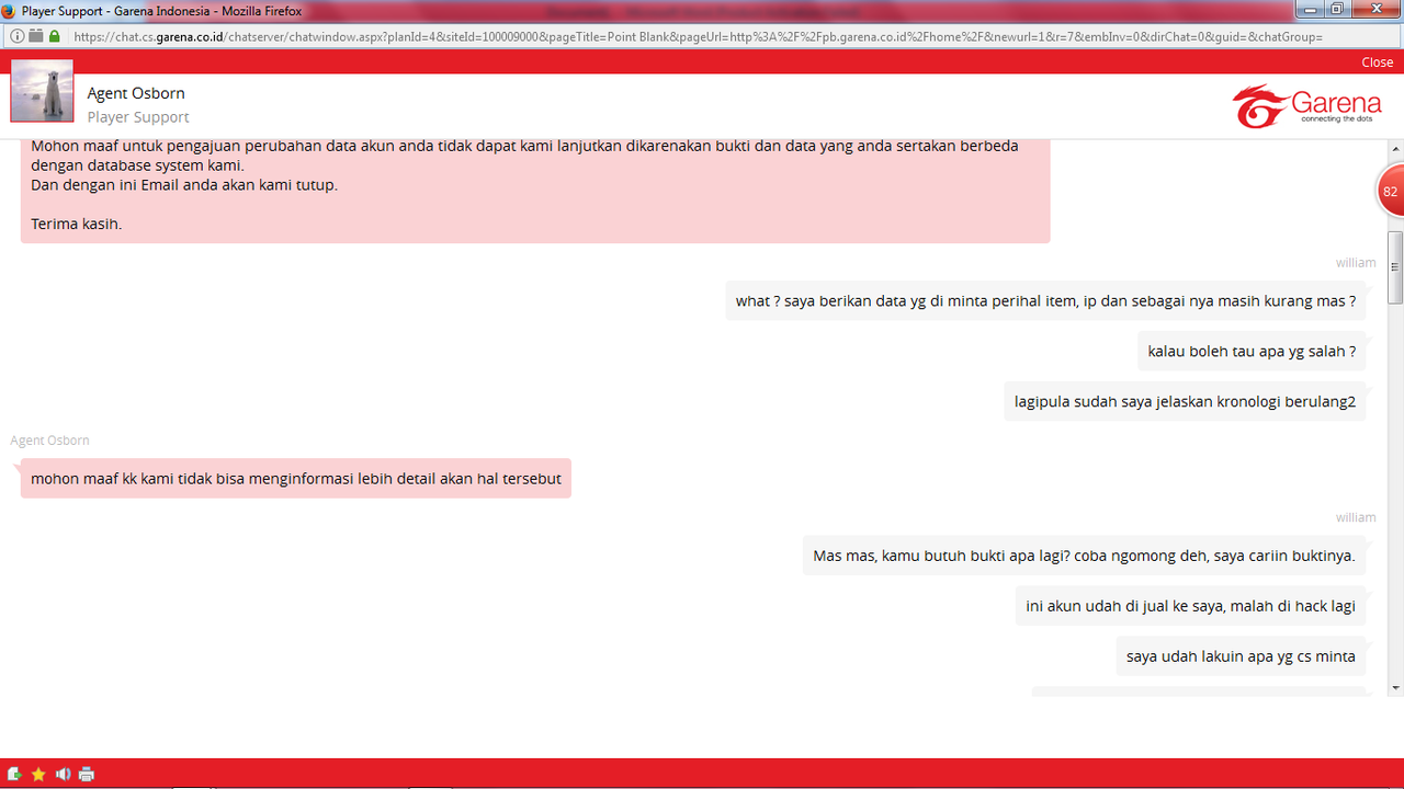 Seller PENIPU dan CS Garena yang TIDAK PROFESIONAL!