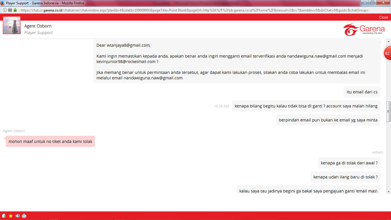 Seller PENIPU dan CS Garena yang TIDAK PROFESIONAL!
