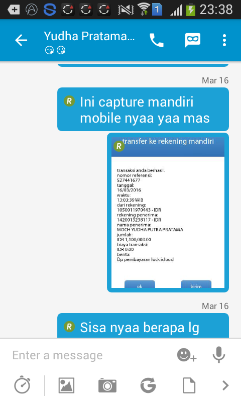 Penipuan Refund Dana Lock Icloud